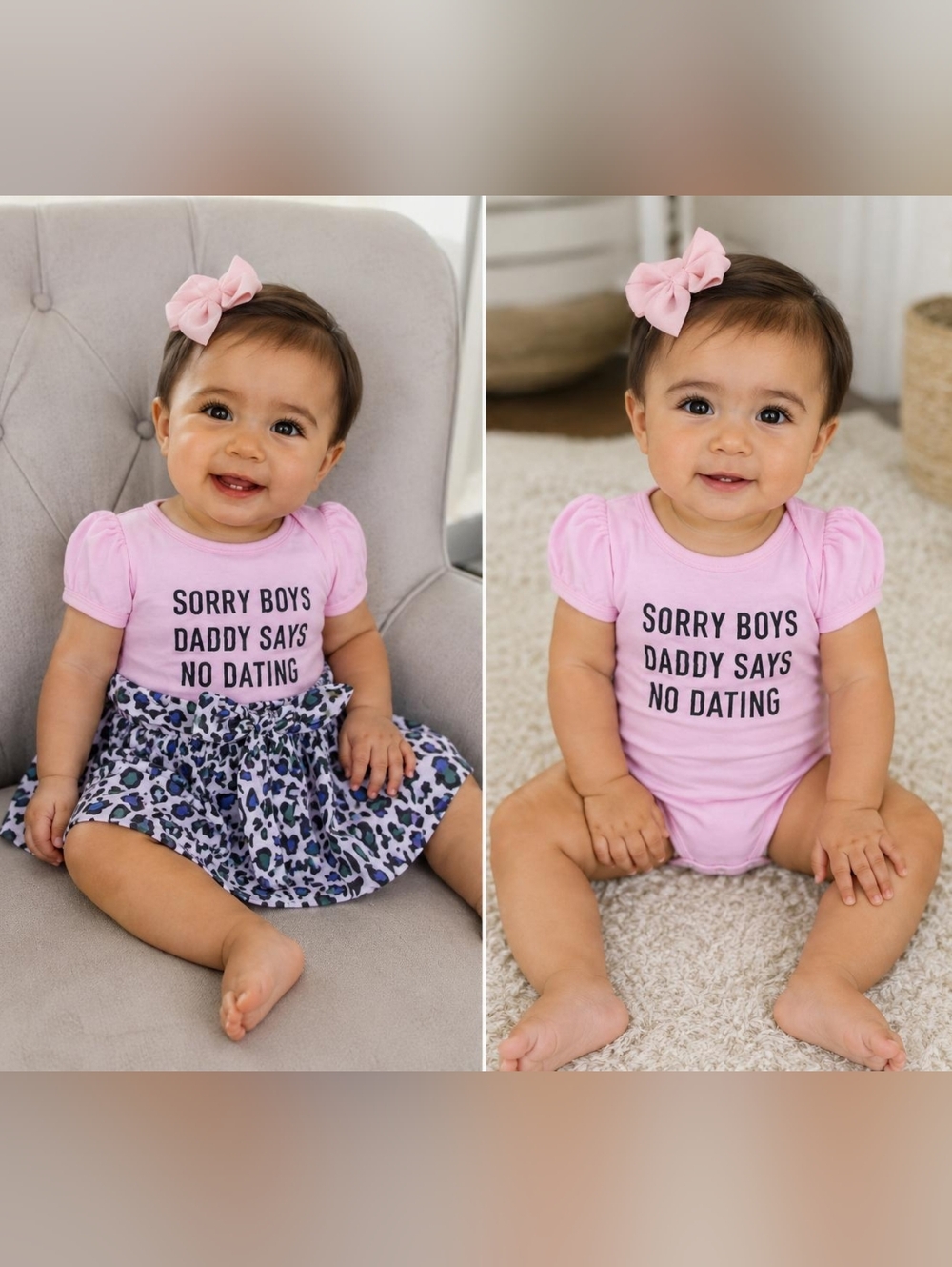 Baby girl matching set